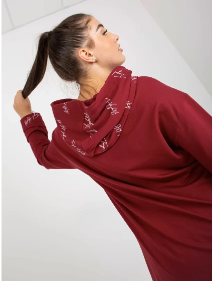 Mikina RV BL 8266.34P kaštanová