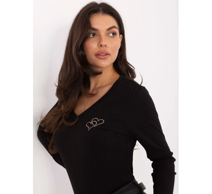 Bluzka RV BZ model 21749812 czarny - FPrice Bluzka RV BZ model 21749812 czarny - FPrice