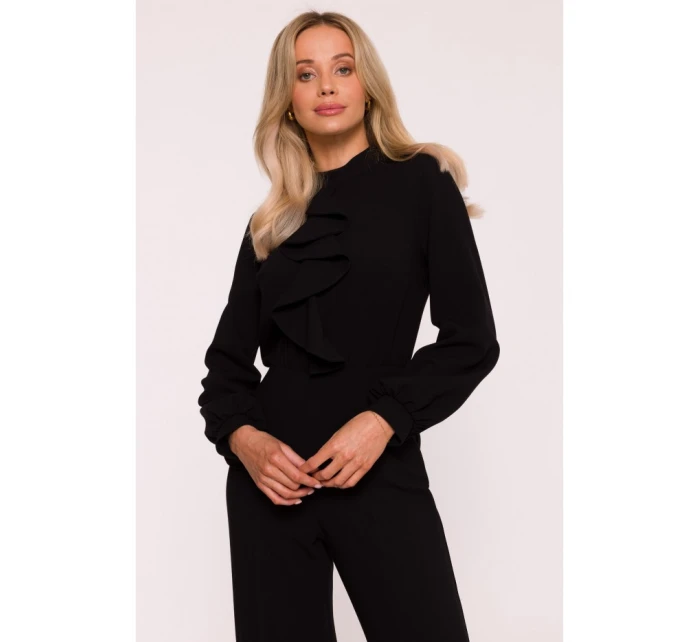 S420 Kombinéza s volánem - černá