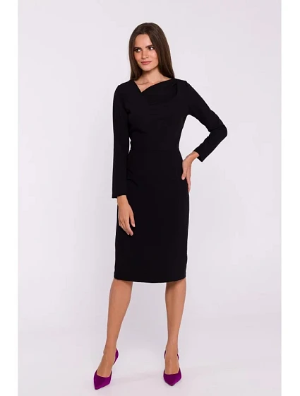 Dámské šaty model 21135582 Černá - STYLOVE