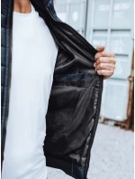 Pánská přechodná bunda prošívaná tmavě modrá FashionStreet TX2822z
