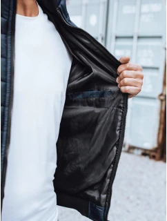 Pánská přechodná bunda prošívaná tmavě modrá FashionStreet TX2822z