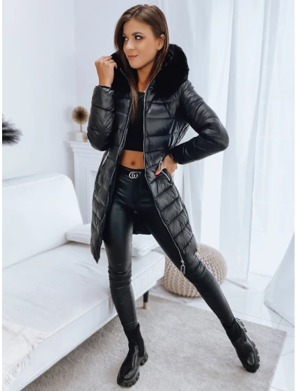 Dámská prošívaná bunda ATENS černá FashionStreet TY3125 Dámská prošívaná bunda ATENS černá FashionStreet TY3125