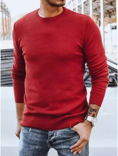 Pánský klasický vínový svetr Dstreet model 21966474 - FashionStreet