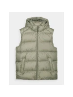 Pánské péřové tričko bez rukávů s přírodní výplní 4F 4FWAW24TVJAM148-43S