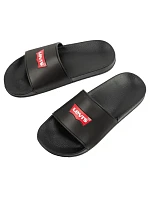 Dámské sportovní žabky Levi's pohodlné módní černé dámské boty