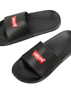 Dámské sportovní žabky Levi's pohodlné módní černé dámské boty