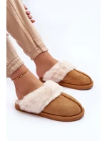 Dámské Pantofle s Kožešinou Camel model 21563577 - Boto Dámské Pantofle s Kožešinou Camel model 21563577 - Boto