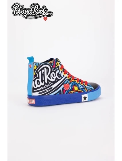 Tenisky Pol'and'Rock Festival X Big Star SS174500 Modré Tenisky Pol'and'Rock Festival X Big Star SS174500 Modré