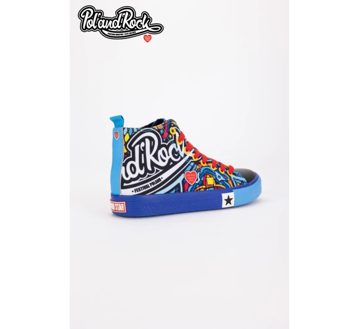 Tenisky Pol'and'Rock Festival X Big Star SS174500 Modré Tenisky Pol'and'Rock Festival X Big Star SS174500 Modré