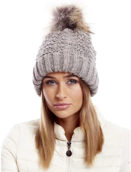 Dámská čepice AT CZ 1716501 36 světle hnědá