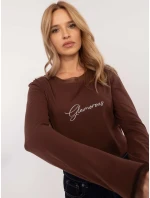 Bluzka CLM BZ model 20692199 brązowy - FPrice Bluzka CLM BZ model 20692199 brązowy - FPrice