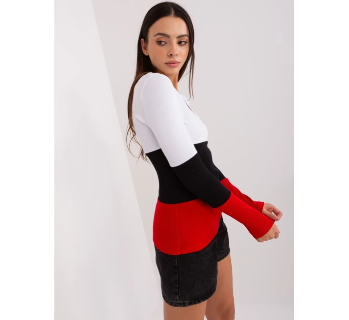 Halenka RV BZ 8431 1.14P bílá a červená Halenka RV BZ 8431 1.14P bílá a červená