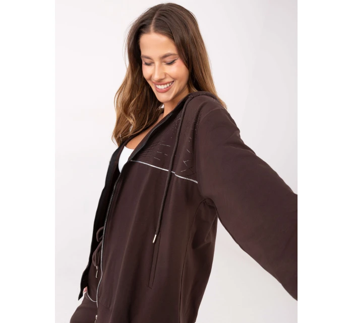 Komplet RV KMPL model 21399571 ciemny brązowy - FPrice