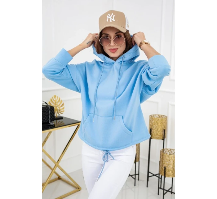 Mikina Noemi WJ8890 Baby Blue - Vittoria Ventini Mikina Noemi WJ8890 Baby Blue - Vittoria Ventini