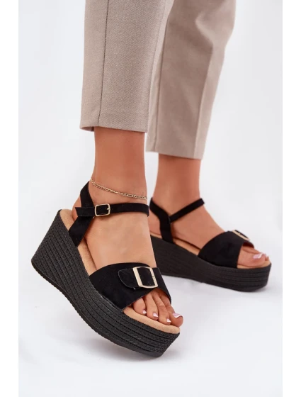 Bota na klínech model 213177 Step in style Bota na klínech model 213177 Step in style