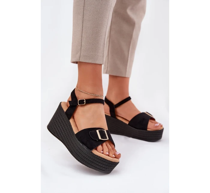 Bota na klínech model 213177 Step in style Bota na klínech model 213177 Step in style