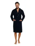 Pánský župan 6063 dark blue plus