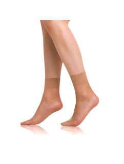 Silonkové matné ponožky 2 páry DIE PASST SOCKS 20 DEN - BELLINDA - almond