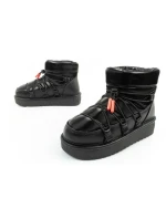 D.Franklin snow boots dámské zimní módní zateplené boty černé dámské