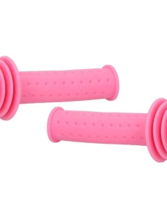 115MM DUNLOP gripy na řídítka růžové dětské