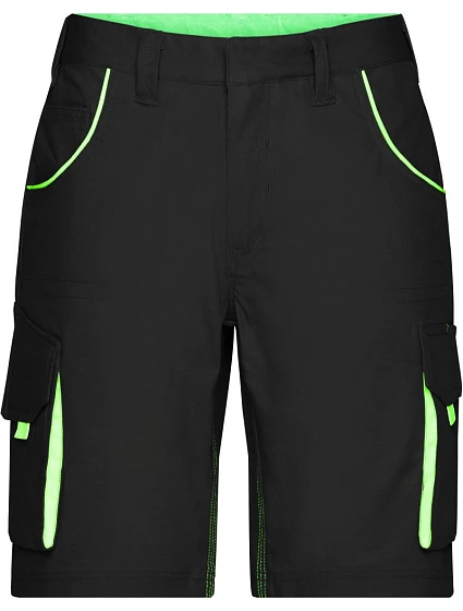 Daiber JN 872 (42-60) Pracovní bermudy - Color 02.0872 black/lime green Daiber JN 872 (42-60) Pracovní bermudy - Color 02.0872 black/lime green