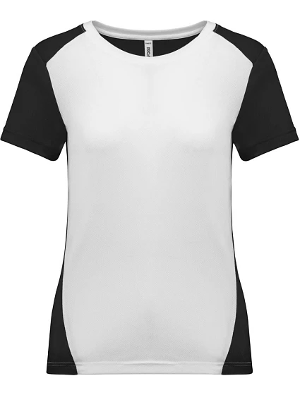 Kariban ProAct PA 4015 Dámské kontrastní sportovní tričko 20.4015 white/black Kariban ProAct PA 4015 Dámské kontrastní sportovní tričko 20.4015 white/black