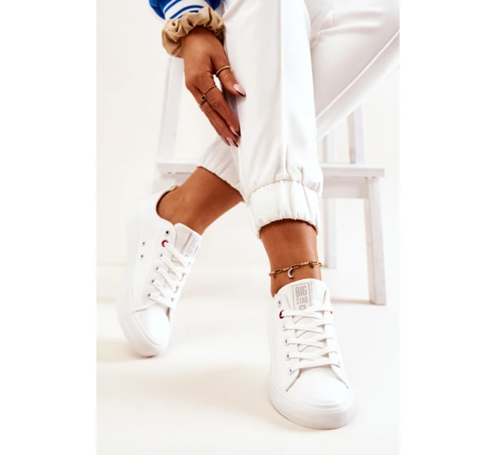 Nízké Tenisove obuv Big Star JJ274001 Bílé