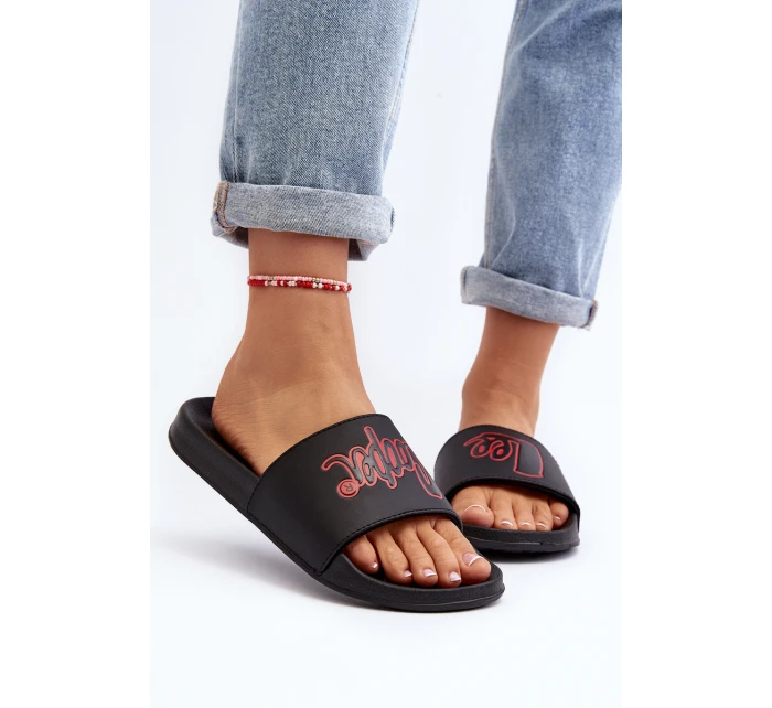 Dámské žabky Lee Cooper LCW-24-42-2483L Černé