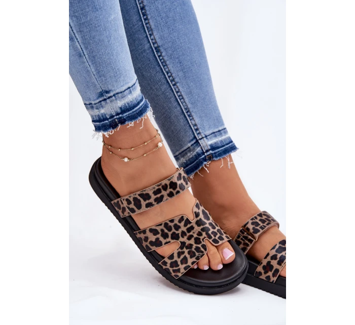 Dámské sandály na suchý zip model 21697760 - VINCEZA