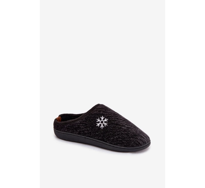 Pánské černé pantofle Darline Pánské černé pantofle Darline