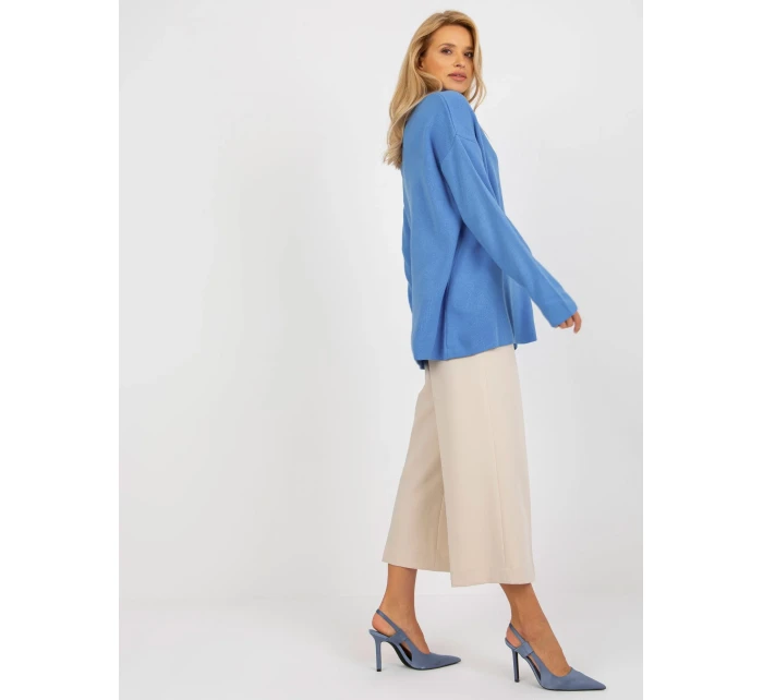 Dámský svetr LC SW  modrá  model 18132799 - FPrice