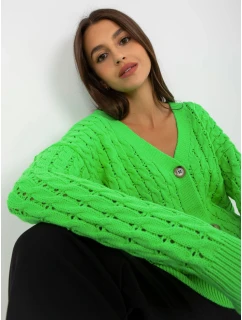 Dámský svetr LC SW 8036 fluo zelený