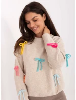 Jumper PM SW SC82.41 světle béžový Jumper PM SW SC82.41 světle béžový