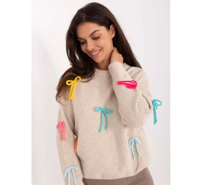 Jumper PM SW SC82.41 světle béžový Jumper PM SW SC82.41 světle béžový