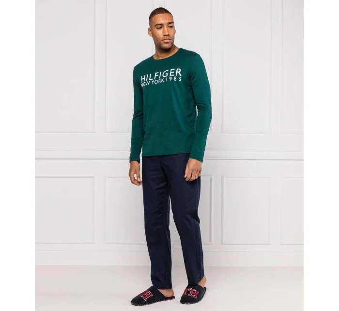 Pánské pyžamo model 20958410 zelené - Tommy Hilfiger Pánské pyžamo model 20958410 zelené - Tommy Hilfiger