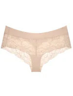 Dámské kalhotky Body Make-Up Illusion Lace Shorty - BROWN - sv. béžové 00NZ - TRIUMPH