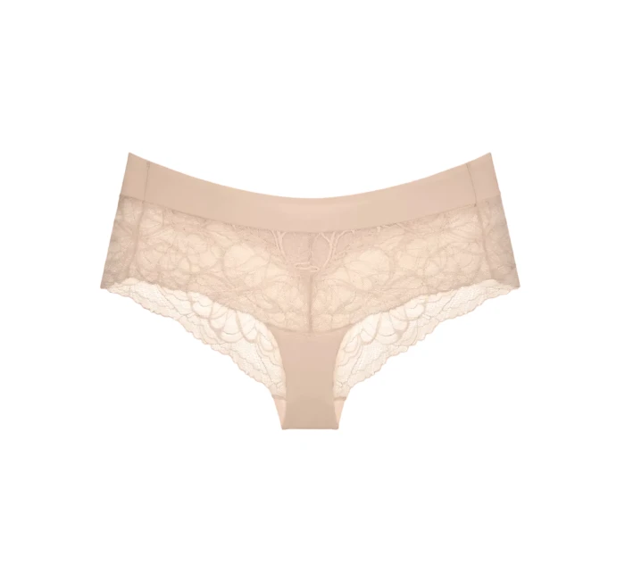 Dámské kalhotky Body Make-Up Illusion Lace Shorty - BROWN - sv. béžové 00NZ - TRIUMPH
