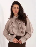 Koszula IT KS model 21795549 beżowy - FPrice Koszula IT KS model 21795549 beżowy - FPrice