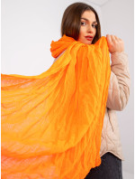 Fluo oranžový viskózový šátek