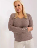 Dámský svetr PM SW PM1020.12P tmavě lila - FPrice