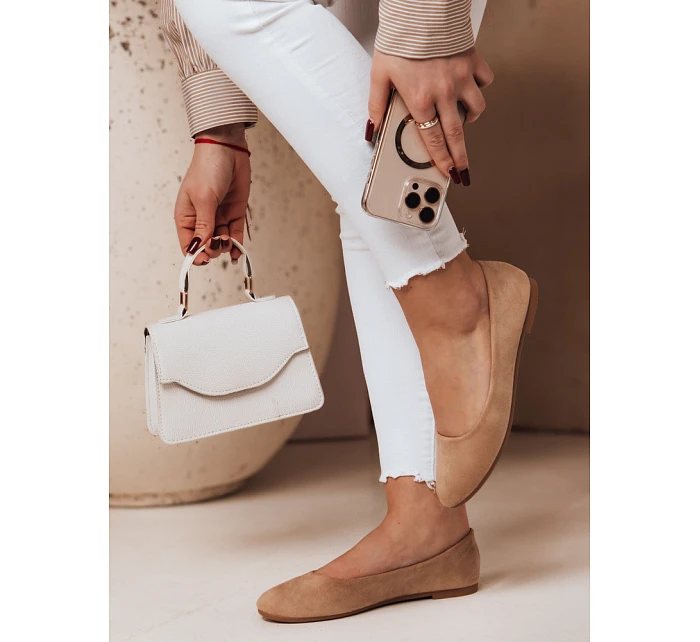 Dámské semišové baleríny ZY0672 hnědé - Seastar Dámské semišové baleríny ZY0672 hnědé - Seastar