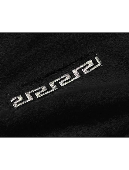 Černý přehoz přes oblečení alpaka s kapucí model 18026129 - S'WEST
