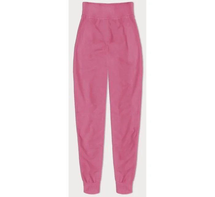 Tenké teplákové kalhoty ve špinavě růžové barvě (CK03-19)