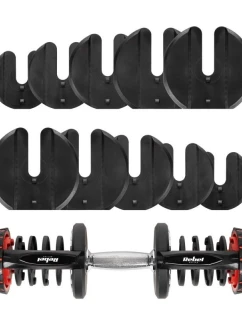 Nastavitelná litinová činka 40 kg REBEL ACTIVE