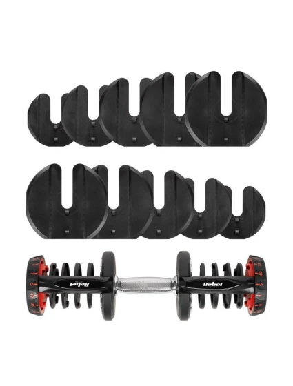 Nastavitelná litinová činka 40 kg REBEL ACTIVE