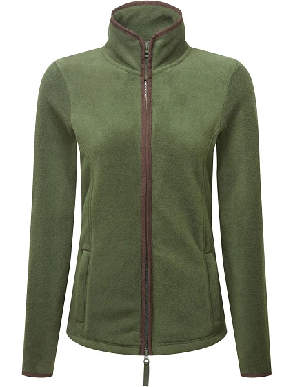 Premier PR 824 Dámská fleecová bunda „Artisan“ 39.0824 moss green/brown