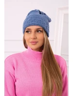 Dámská čepice denim model 18751597 - K-Fashion Dámská čepice denim model 18751597 - K-Fashion