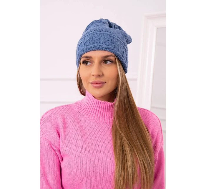 Dámská čepice denim model 18751597 - K-Fashion Dámská čepice denim model 18751597 - K-Fashion