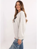 Mikina EM BL 617 model 20811730 světle šedá - FPrice Mikina EM BL 617 model 20811730 světle šedá - FPrice